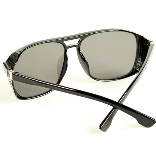 Stylowe okulary przeciwsłoneczne MAZZINI AVIATOR LOOK  czarny Looks Style Eyewaer uniwersalny okazyjna cena Verostilo