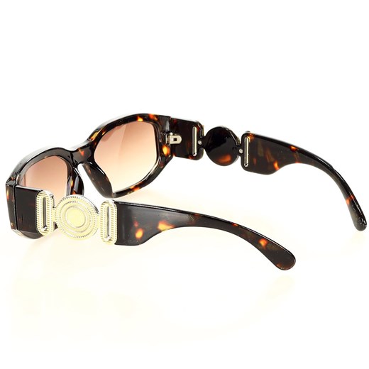 Okulary przeciwsłoneczne damskie RETRO ELEGANCE brąz Looks Style Eyewaer uniwersalny Verostilo okazyjna cena