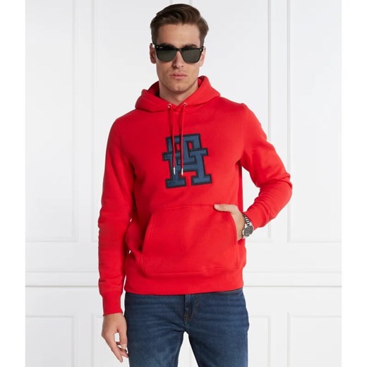 Tommy Hilfiger Bluza MONOGRAM APPLIQUE HOODY | Regular Fit ze sklepu Gomez Fashion Store w kategorii Bluzy męskie - zdjęcie 165749287