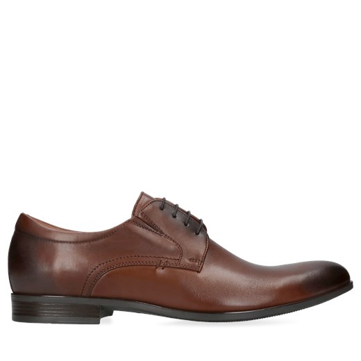 CE6183-03 Brązowe buty męskie, Conhpol, Półbuty, Derby, Konopka Shoes ze sklepu Konopka Shoes w kategorii Półbuty męskie - zdjęcie 165750388