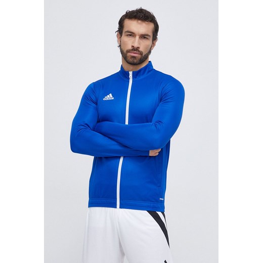 adidas Performance bluza treningowa Entrada 22 kolor niebieski z aplikacją  HG6287 ze sklepu ANSWEAR.com w kategorii Bluzy męskie - zdjęcie 165750946