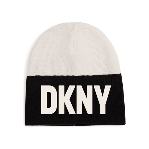 DKNY Czapka w kolorze kremowo-czarnym ze sklepu Limango Polska w kategorii Czapki dziecięce - zdjęcie 165751615