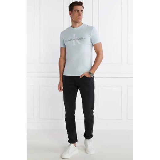T-shirt męski Calvin Klein niebieski