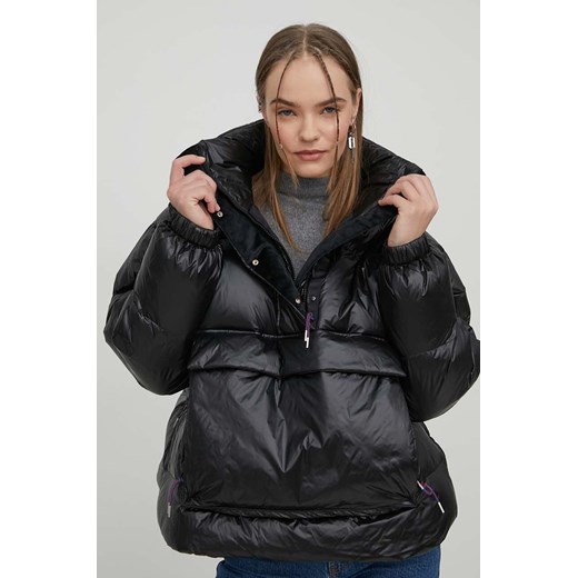 adidas Originals kurtka puchowa damska kolor czarny zimowa oversize L ANSWEAR.com