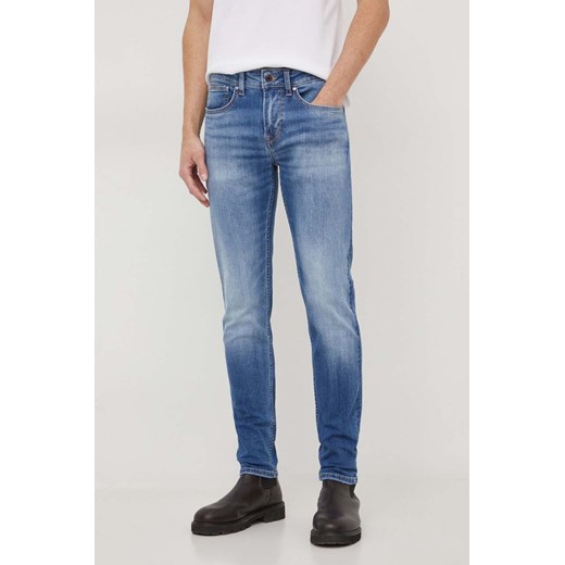 Pepe Jeans jeansy męskie kolor niebieski ze sklepu ANSWEAR.com w kategorii Jeansy męskie - zdjęcie 165756467
