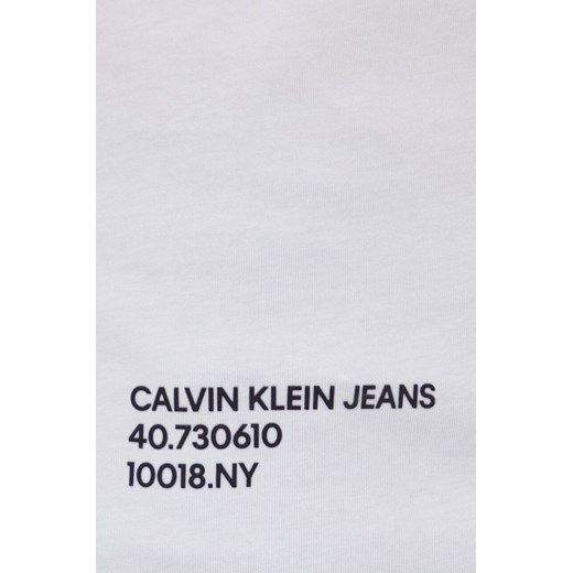 Calvin Klein Jeans t-shirt bawełniany męski kolor biały z nadrukiem XXL ANSWEAR.com