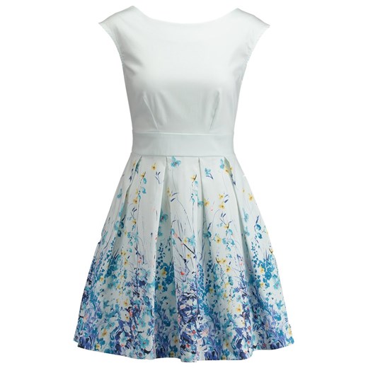 Closet Sukienka letnia multicoloured zalando niebieski abstrakcyjne wzory