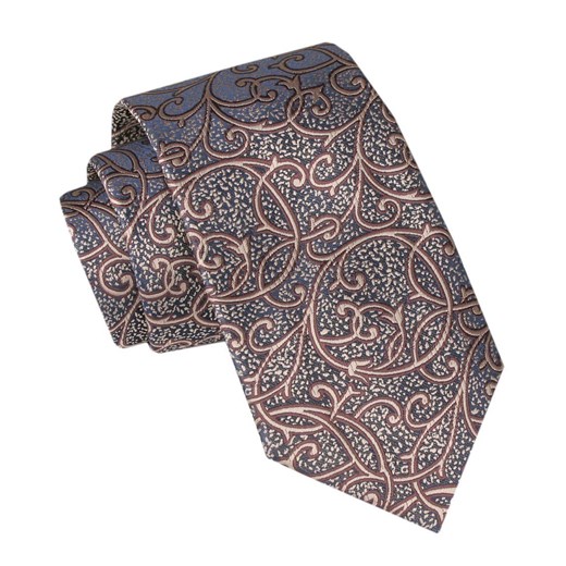 Męski Krawat - Alties - Odcienie Brązu i Beżu, Oryginalny Wzór KRALTS1030 ze sklepu JegoSzafa.pl w kategorii Krawaty - zdjęcie 165783719