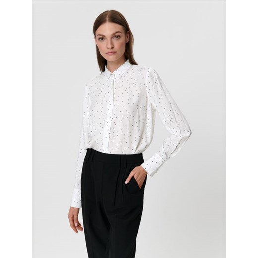 Sinsay - Koszula regular fit - biały ze sklepu Sinsay w kategorii Koszule damskie - zdjęcie 165786127
