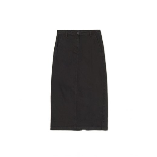 Cropp - Czarna jeansowa spódnica - czarny ze sklepu Cropp w kategorii Spódnice - zdjęcie 165786907
