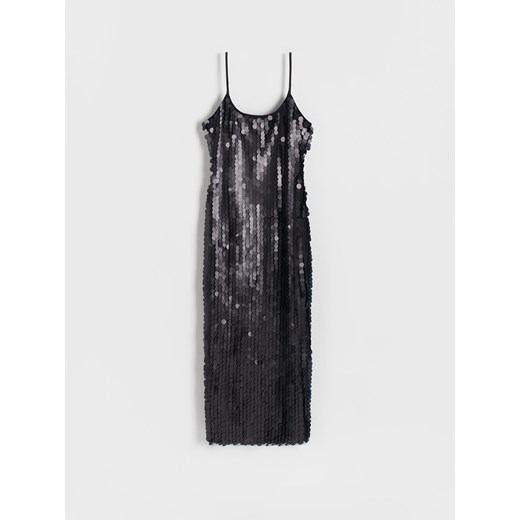 Reserved - Cekinowa sukienka - czarny ze sklepu Reserved w kategorii Sukienki - zdjęcie 165787638