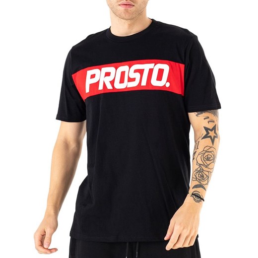 Koszulka Prosto Klassio KL232MTEE1182 - czarna ze sklepu streetstyle24.pl w kategorii T-shirty męskie - zdjęcie 165791789