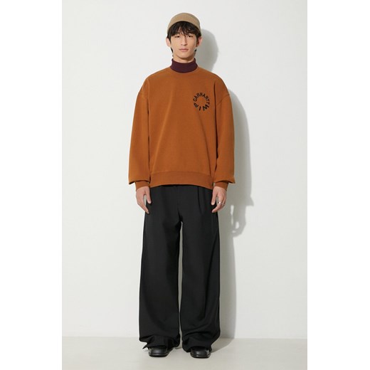 Carhartt WIP bluza męska kolor brązowy z aplikacją L PRM