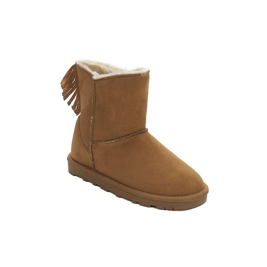 ISLAND BOOT Botki zimowe w kolorze jasnobrązowym Island Boot 32 wyprzedaż Limango Polska