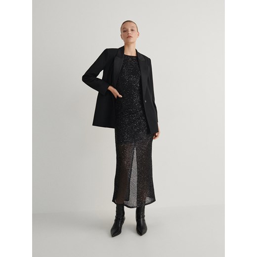 Reserved - Marynarka oversize - czarny Reserved S Reserved