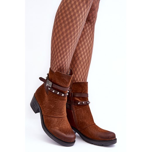 Botki Na Obcasie Ocieplane Camel Effie ST-69P Ps1 39 ZAZOO