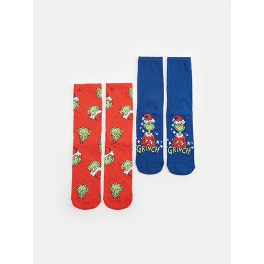 Sinsay - Skarpetki Grinch 2 pack - czarny ze sklepu Sinsay w kategorii Skarpetki męskie - zdjęcie 165870297