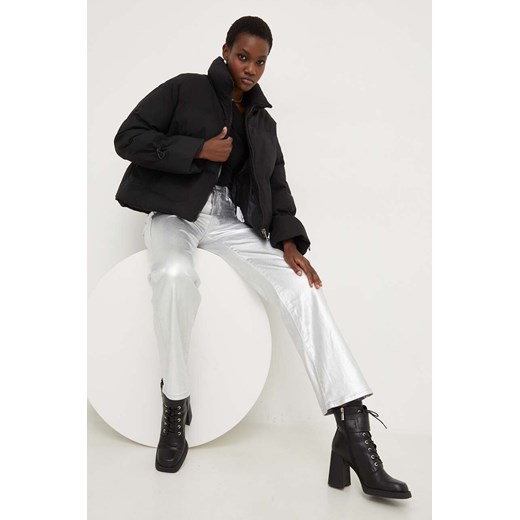 Answear Lab kurtka damska kolor czarny zimowa oversize Answear Lab XL ANSWEAR.com