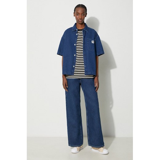 Carhartt WIP jeansy Jens damskie high waist 25 PRM