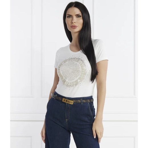 GUESS T-shirt | Regular Fit ze sklepu Gomez Fashion Store w kategorii Bluzki damskie - zdjęcie 165874756