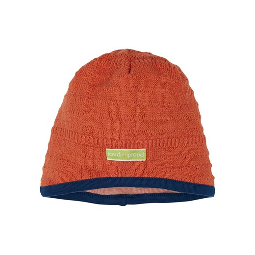 loud + proud Dwustronna czapka w kolorze pomarańczowym ze sklepu Limango Polska w kategorii Czapki dziecięce - zdjęcie 165877055