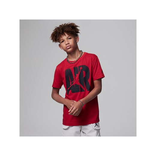 T-shirt dla dużych dzieci Jordan Out Tee - Czerwony Jordan M Nike poland