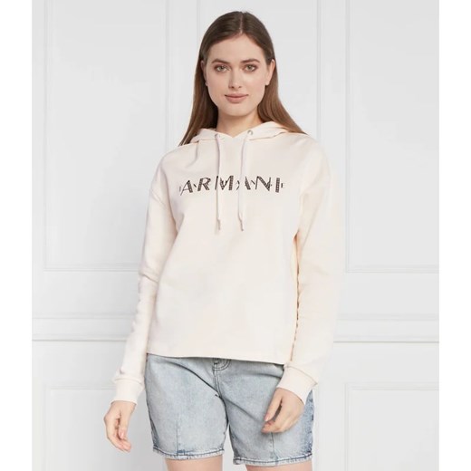 Bluza damska Armani Exchange z bawełny z napisami