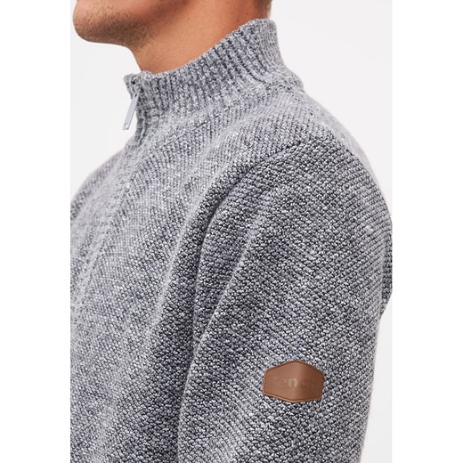 Bench Sweter &quot;Checkson&quot; w kolorze szarym Bench 56 okazja Limango Polska