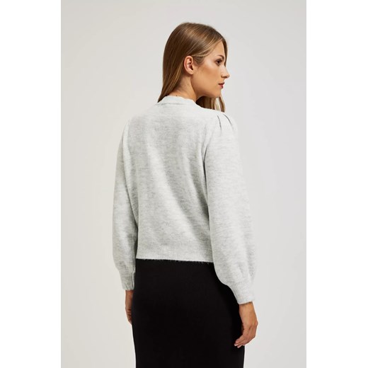 Sweter damski Moodo.pl szary 