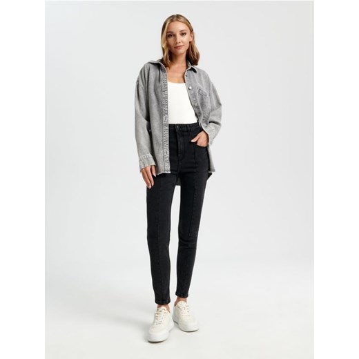 Jeansy damskie Sinsay z tkaniny 