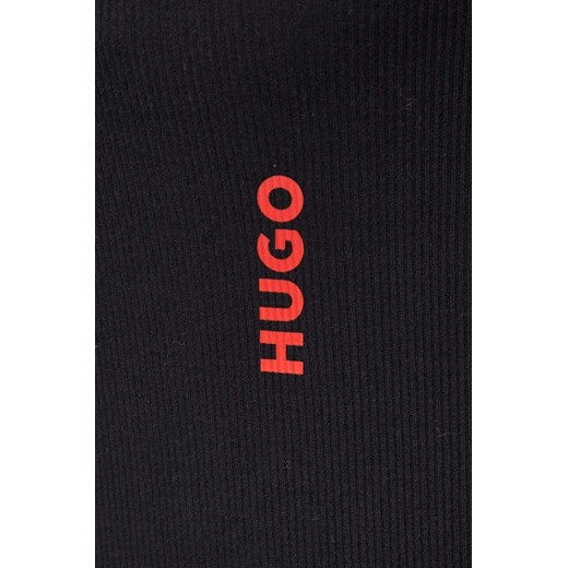 Hugo Boss t-shirt męski czarny z krótkimi rękawami casual 