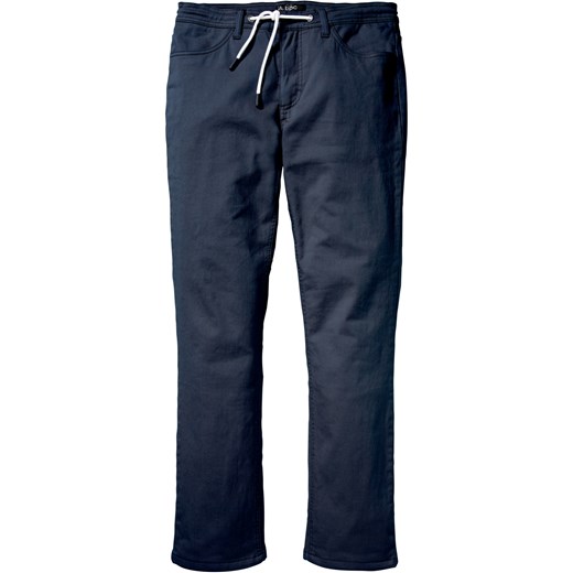 Spodnie ocieplane ze stretchem w wygodnym fasonie, Regular Fit Straight 56 bonprix