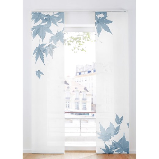 Firana panelowa chroniąca przed słońcem (2 części) 225/57 cm bonprix