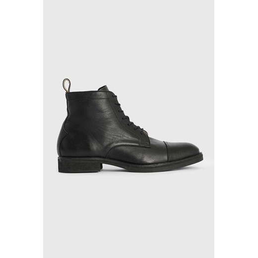 AllSaints buty skórzane Drago Boot męskie kolor czarny MF561Z 43 ANSWEAR.com