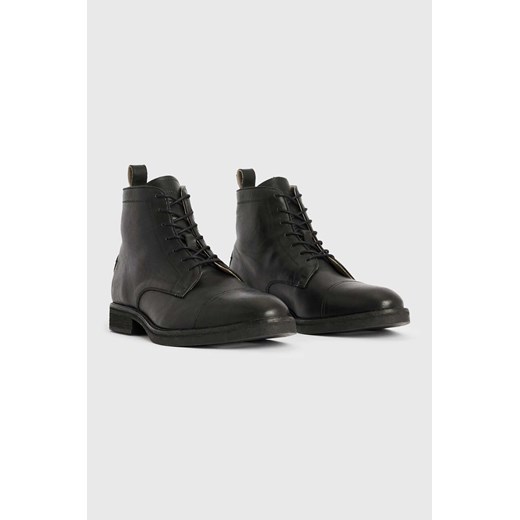 AllSaints buty skórzane Drago Boot męskie kolor czarny MF561Z 46 ANSWEAR.com