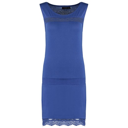 Even&Odd Sukienka z dżerseju blue zalando niebieski abstrakcyjne wzory
