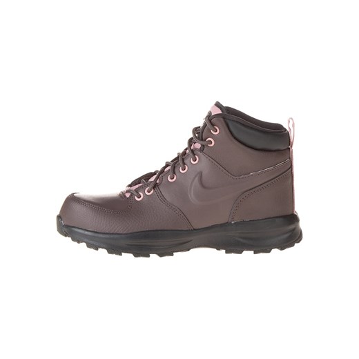 Nike Skórzane botki &quot;Manoa&quot; w kolorze ciemnofioletowym ze sklepu Limango Polska w kategorii Workery damskie - zdjęcie 166003055