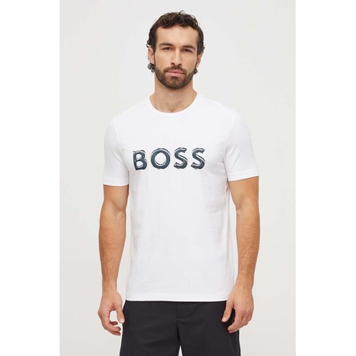 Boss Green t-shirt 2-pack męski z nadrukiem ze sklepu ANSWEAR.com w kategorii T-shirty męskie - zdjęcie 166005929