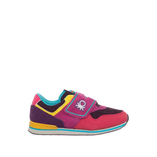 Benetton Sneakersy w kolorze różowo-niebiesko-czerwonym ze sklepu Limango Polska w kategorii Buty sportowe dziecięce - zdjęcie 166009255