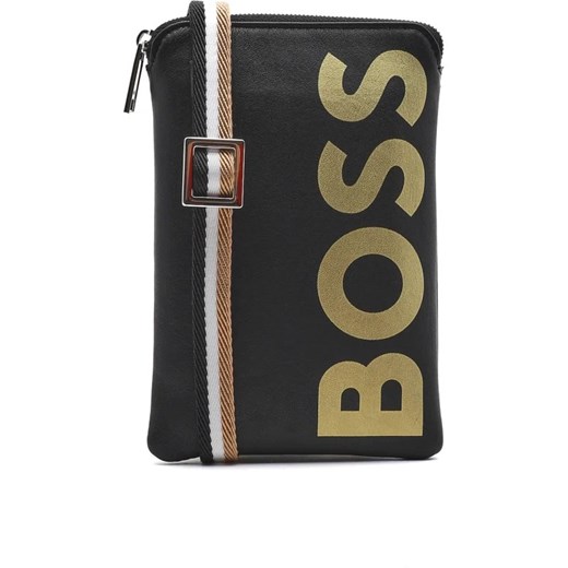 BOSS BLACK Skórzana torebka na telefon BIG PHONE HOLDER ze sklepu Gomez Fashion Store w kategorii Etui - zdjęcie 166010069