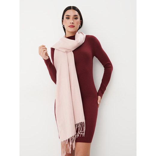 Mohito - Pastelowy szalik z wiskozą - Różowy Mohito ONE SIZE Mohito
