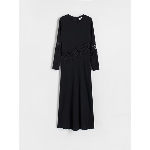 Reserved - Sukienka z ozdobną aplikacją - czarny ze sklepu Reserved w kategorii Sukienki - zdjęcie 166012548
