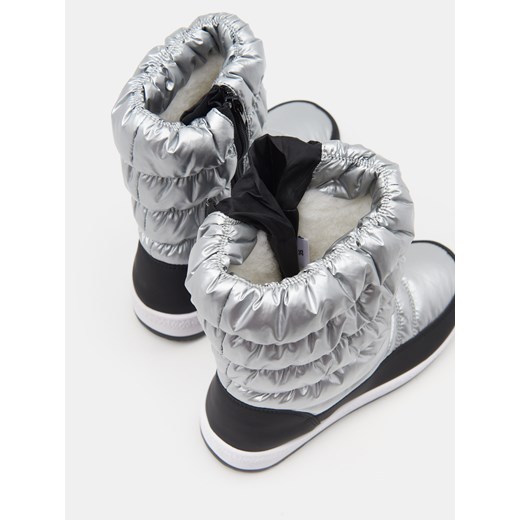 Buty zimowe dziecięce srebrne Sinsay 