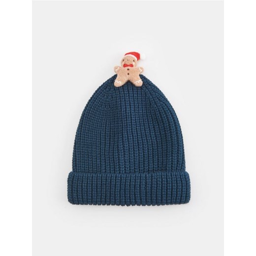 Sinsay - Czapka - granatowy Sinsay S Sinsay