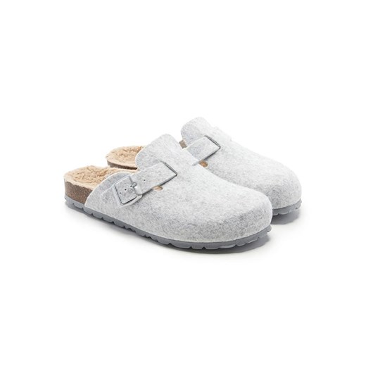 BABUNKERS Family Chodaki w kolorze jasnoszarym ze sklepu Limango Polska w kategorii Klapki damskie - zdjęcie 166016525