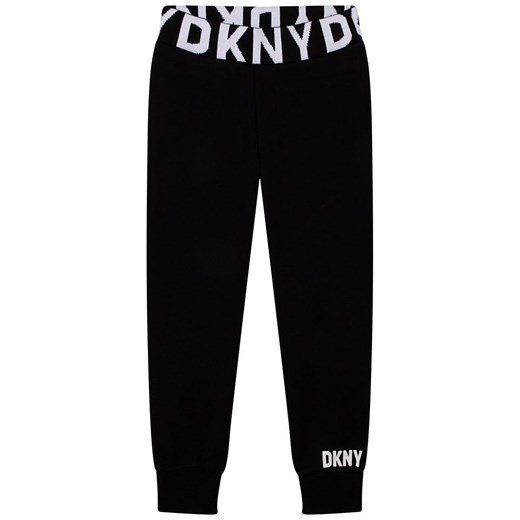 DKNY Spodnie dresowe w kolorze czarnym ze sklepu Limango Polska w kategorii Spodnie chłopięce - zdjęcie 166016566