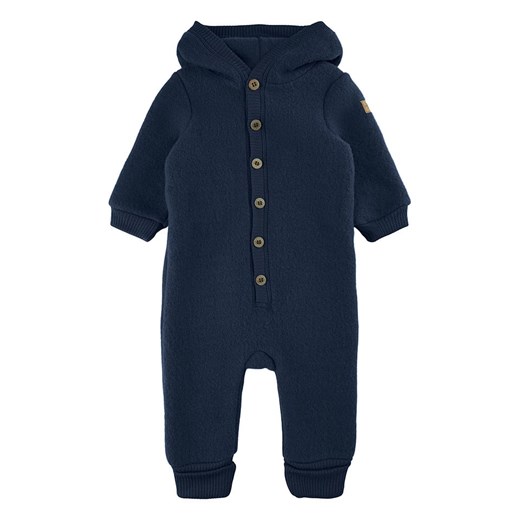 mikk-line Wełniany kombinezon w kolorze granatowym ze sklepu Limango Polska w kategorii Pajacyki - zdjęcie 166022208