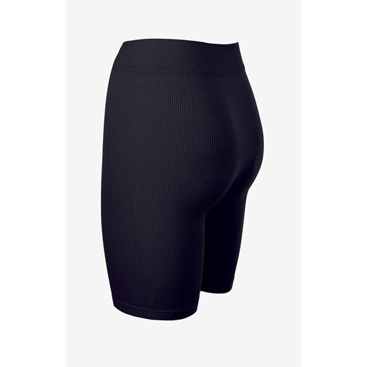 Marilyn legginsy damskie krótkie w prążki czarne Fitness, Kolor czarny, Rozmiar S/M, Marilyn ze sklepu Primodo w kategorii Szorty - zdjęcie 166026407