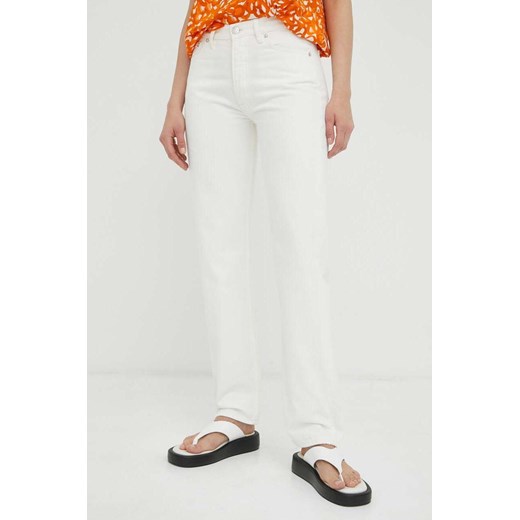 Samsoe Samsoe jeansy Susan damskie high waist ze sklepu PRM w kategorii Jeansy damskie - zdjęcie 166042619