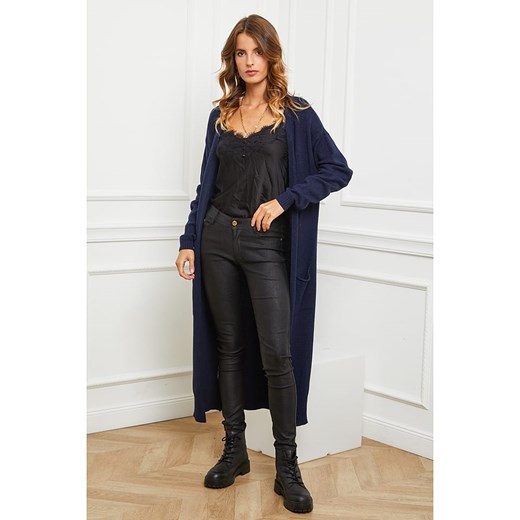 So Cachemire Kardigan &quot;Acor&quot; w kolorze granatowym So Cachemire M promocja Limango Polska